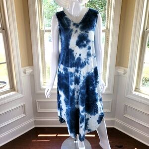 PIXI & IVY Tye-dye Midi‎ Dress